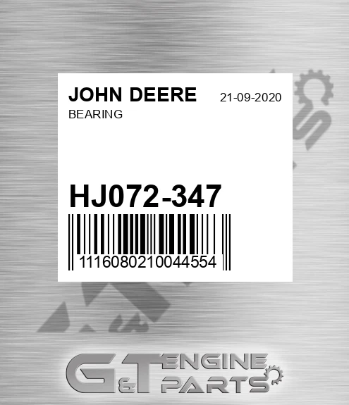 HJ072-347 Bearing for JOHN DEERE