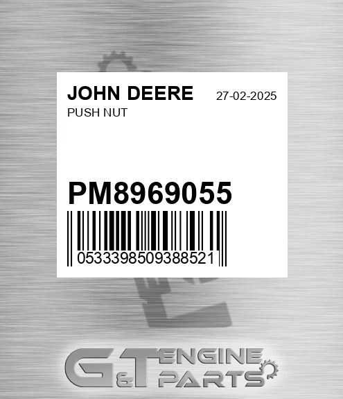 PM896-9055 Push Nut for JOHN DEERE