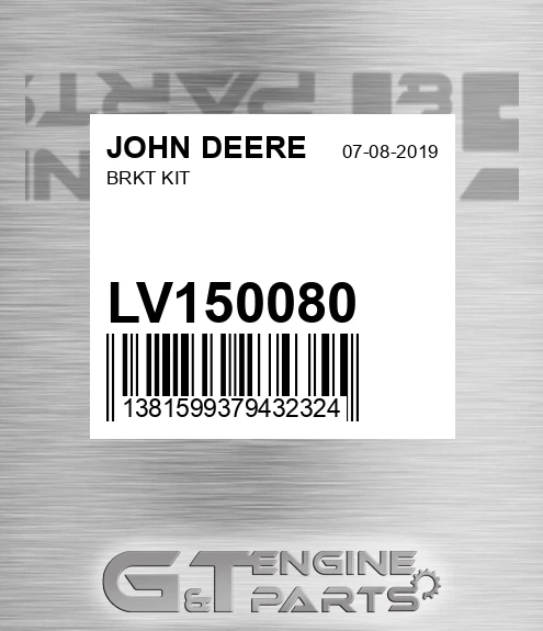 LV150080 Brkt Kit for JOHN DEERE