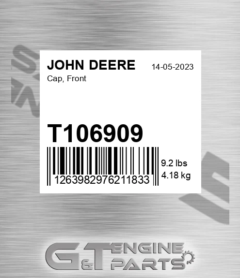 T106909 Cap, Front