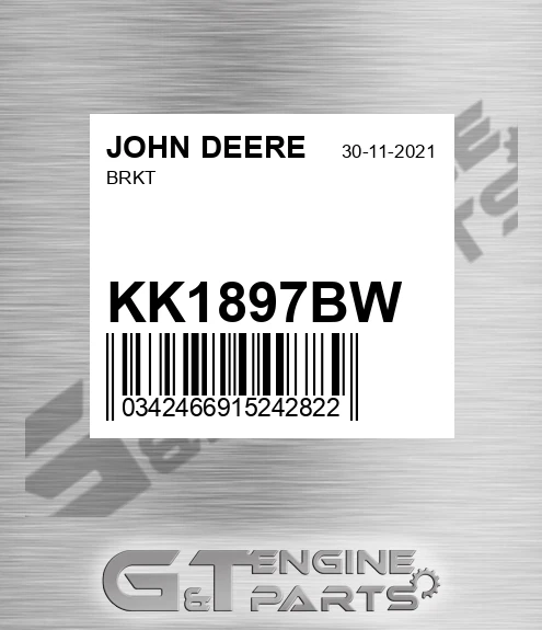 KK1897BW Brkt for JOHN DEERE