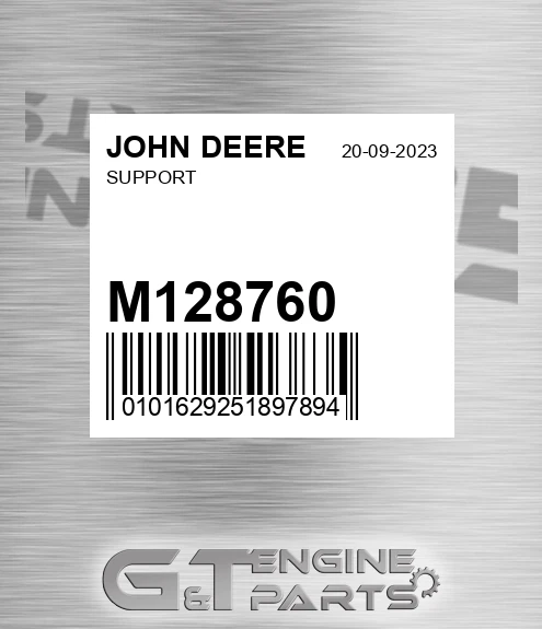 M128760 Support for JOHN DEERE