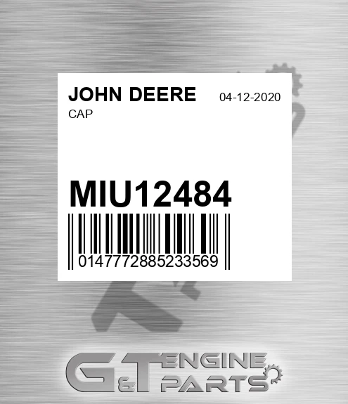MIU12484 Cap for JOHN DEERE