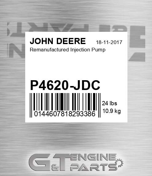 P4620-JDC Remanufactured Injection Pump for JOHN DEERE
