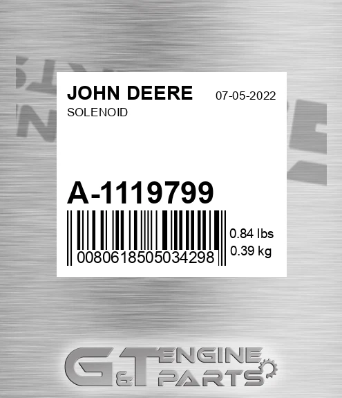 A-1119799 Solenoid for JOHN DEERE