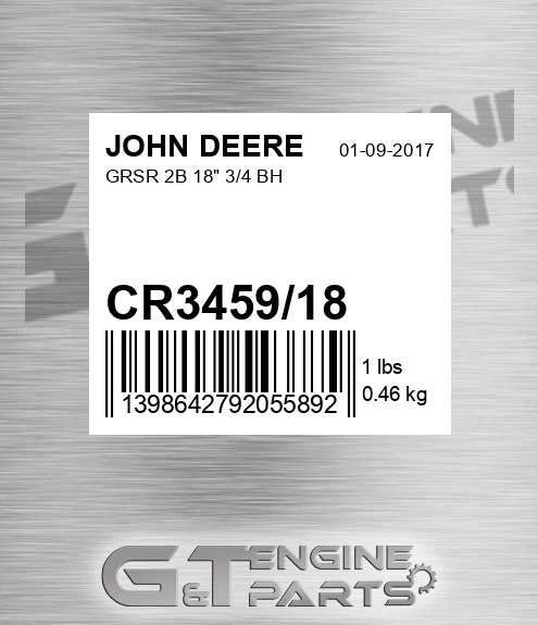 CR3459/18 Grsr 2b 18" 3/4 Bh