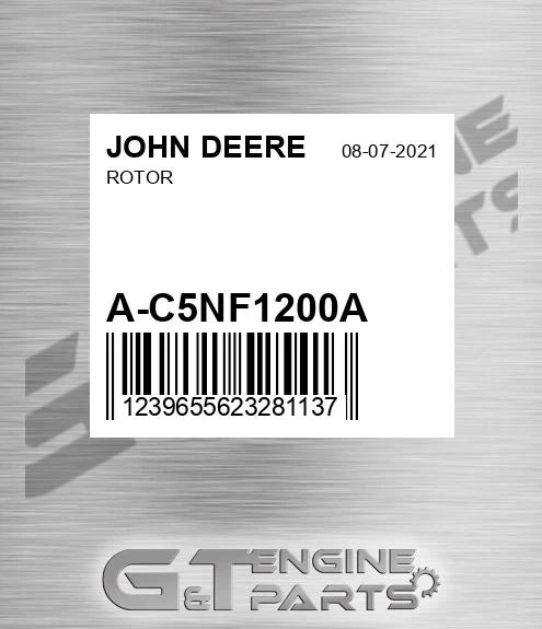 A-C5NF1200A Rotor for JOHN DEERE