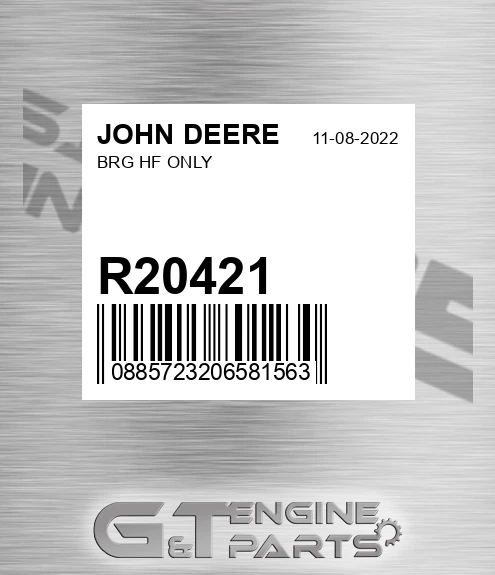 R20421 Brg Hf Only for JOHN DEERE