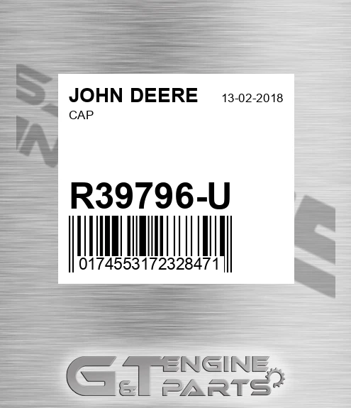 R39796-U Cap for JOHN DEERE