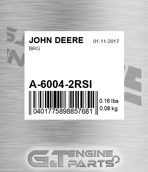 A-6004-2RSI Brg for JOHN DEERE