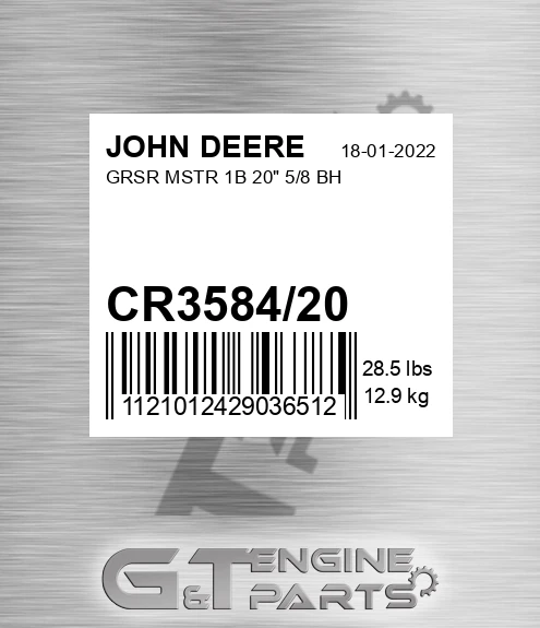 CR3584/20 Grsr Mstr 1b 20" 5/8 Bh