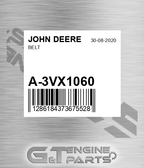 A-3VX1060 Belt for JOHN DEERE