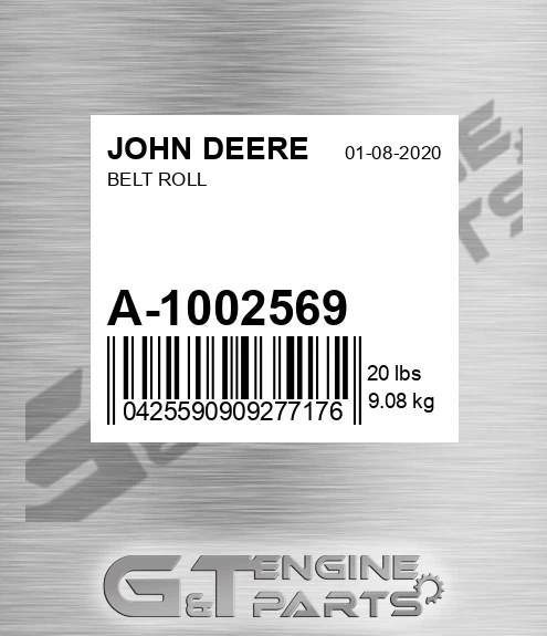 A-1002569 Belt Roll for JOHN DEERE