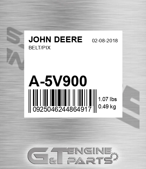 A-5V900 Belt/pix for JOHN DEERE