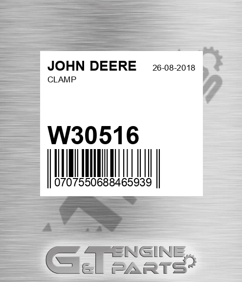 W30516 Clamp for JOHN DEERE
