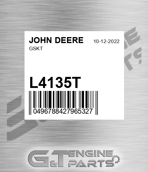 L4135T Gskt for JOHN DEERE