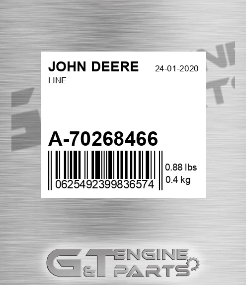 A-70268466 Line for JOHN DEERE