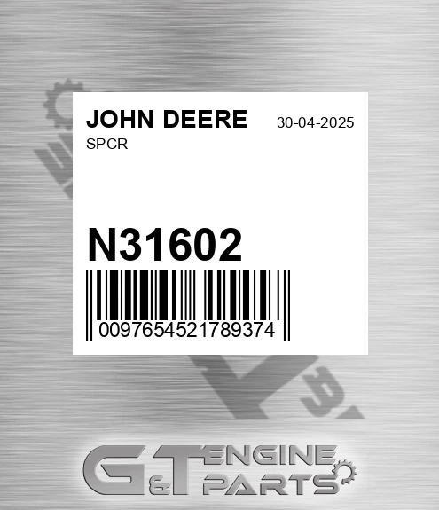 N31602 JOHN DEERE Spcr