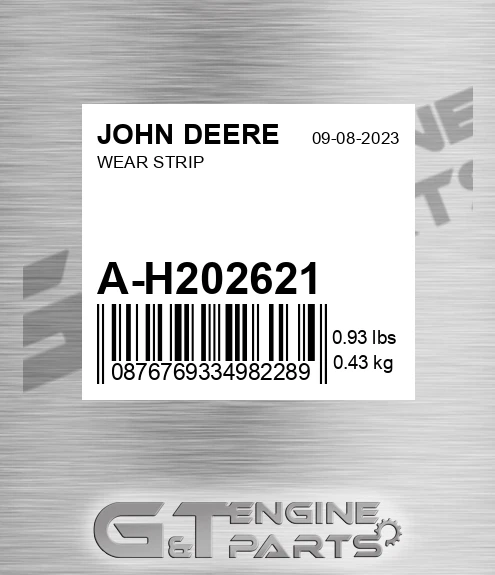 A-H202621 Wear Strip for JOHN DEERE