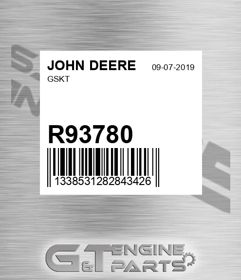 R93780 Gskt for JOHN DEERE