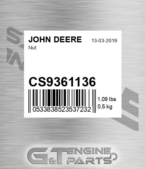 CS9361136 Nut