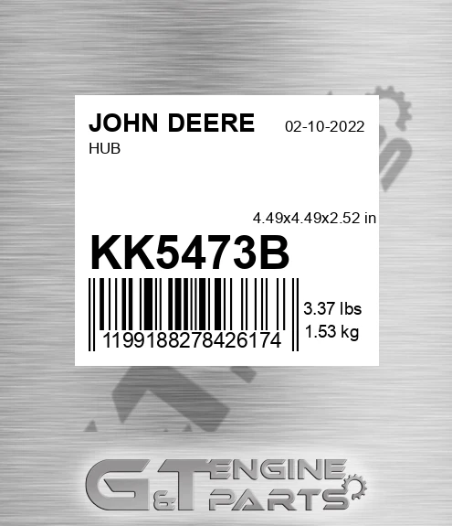 KK5473B Hub for JOHN DEERE