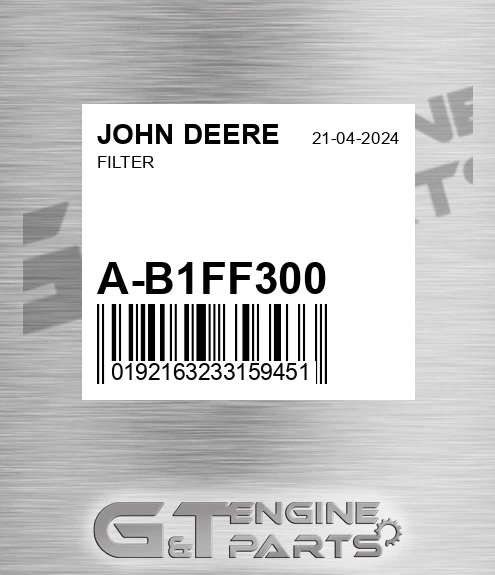 A-B1FF300 Filter for JOHN DEERE