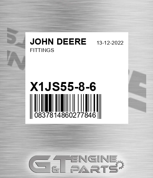 X1JS55-8-6 Fittings for JOHN DEERE