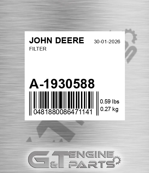 A-1930588 Filter for JOHN DEERE