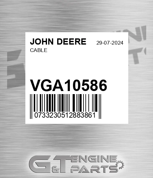 VGA10586 Cable for JOHN DEERE