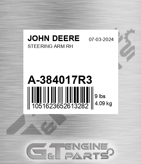 A-384017R3 Steering Arm Rh for JOHN DEERE