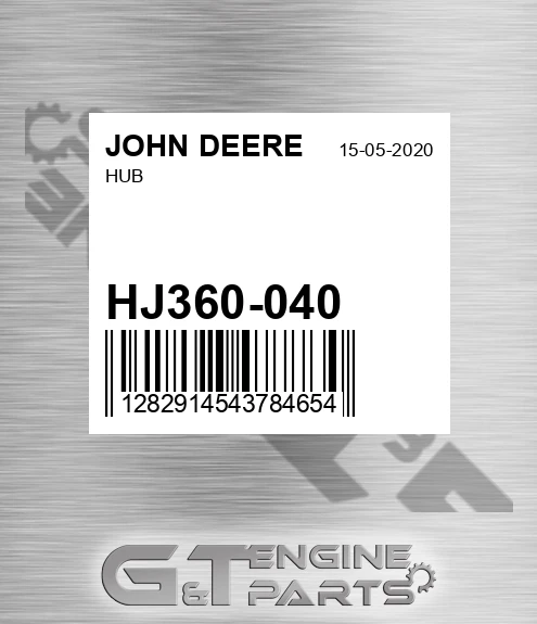 HJ360-040 Hub for JOHN DEERE