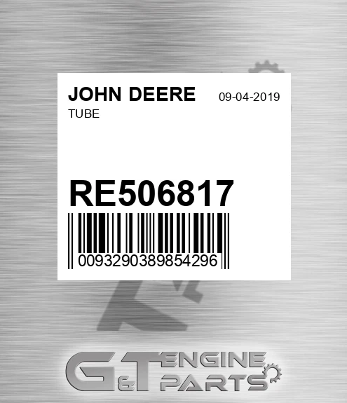 RE506817 Tube for JOHN DEERE
