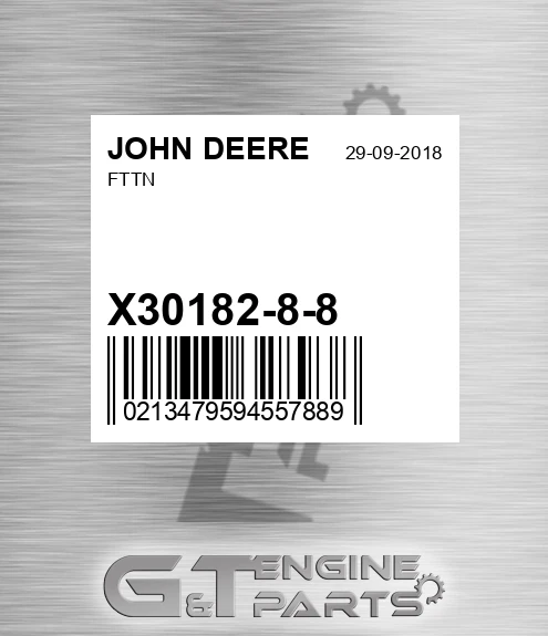 X30182-8-8 Fttn for JOHN DEERE