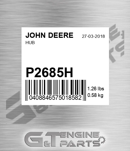 P2685H Hub for JOHN DEERE