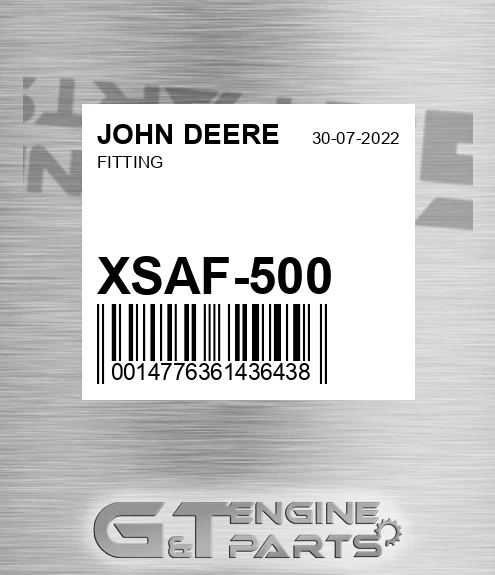 XSAF-500 Fitting for JOHN DEERE