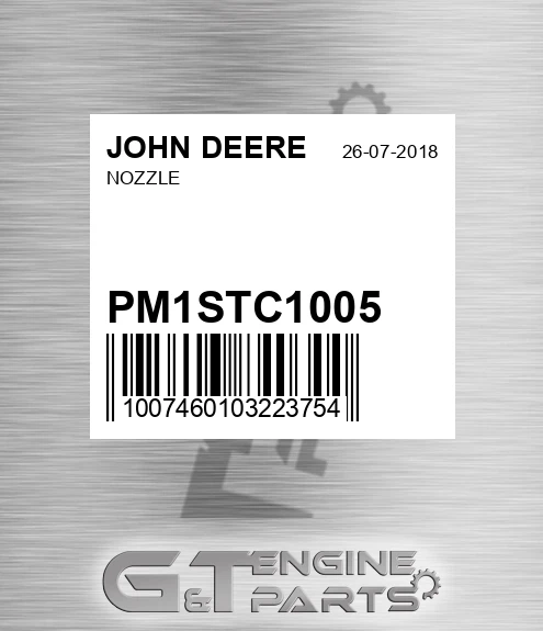 PM1STC1005 Nozzle for JOHN DEERE