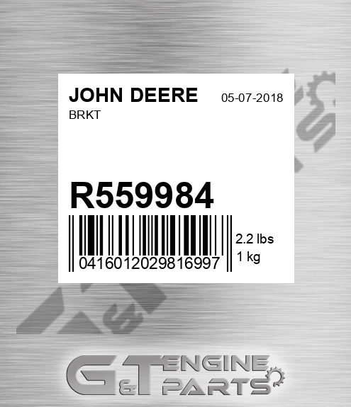 R559984 Brkt for JOHN DEERE