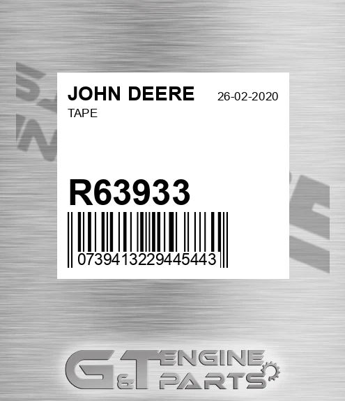 R63933 Tape for JOHN DEERE