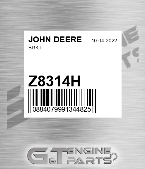 Z8314H Brkt for JOHN DEERE