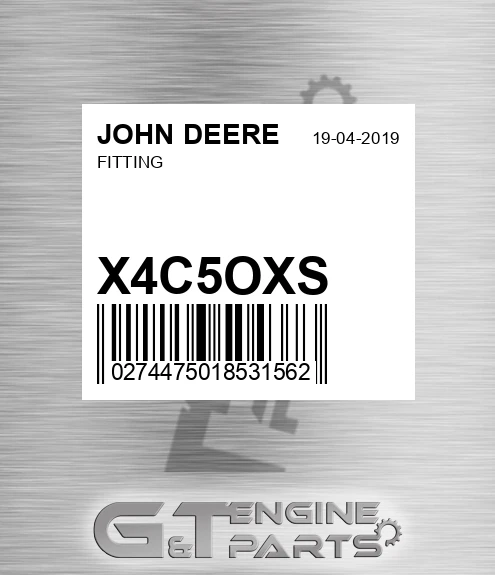 X4C5OX-S Fitting for JOHN DEERE