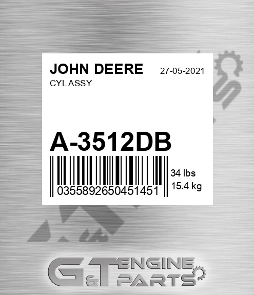 A-3512DB Cyl Assy for JOHN DEERE