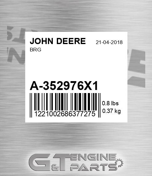 A-352976X1 Brg for JOHN DEERE