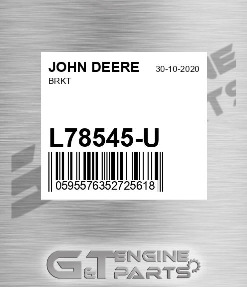 L78545-U Brkt for JOHN DEERE