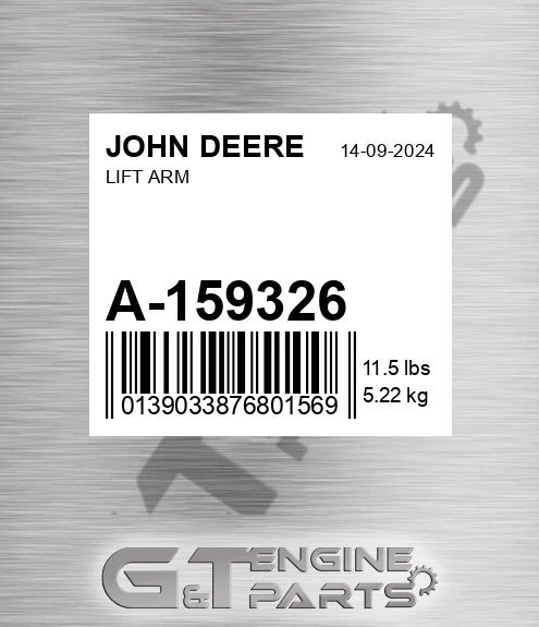 A-159326 Lift Arm for JOHN DEERE