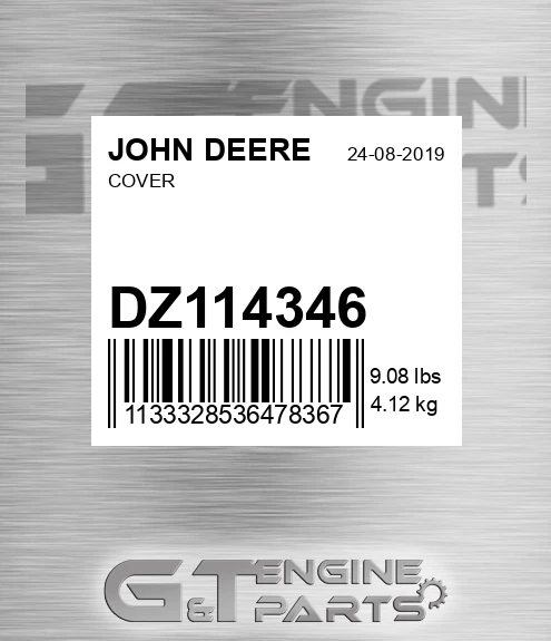 DZ114346 Cover for JOHN DEERE