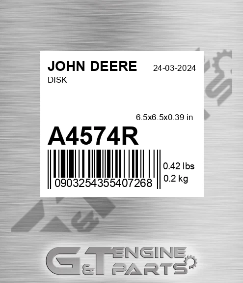 A4574R Disc, Clutch Brake for JOHN DEERE