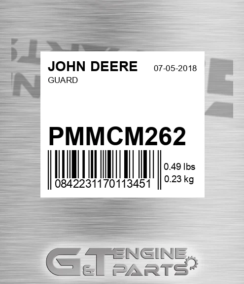 PMMCM262 Guard for JOHN DEERE