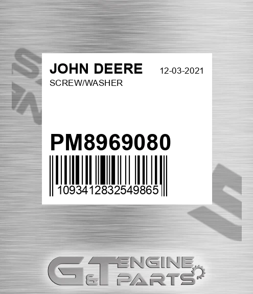 PM896-9080 Screw/washer for JOHN DEERE