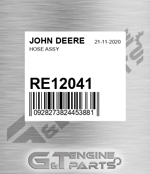 RE12041 JOHN DEERE Hose Assy